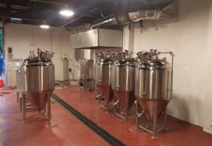 Broken Strings Brewery tanks