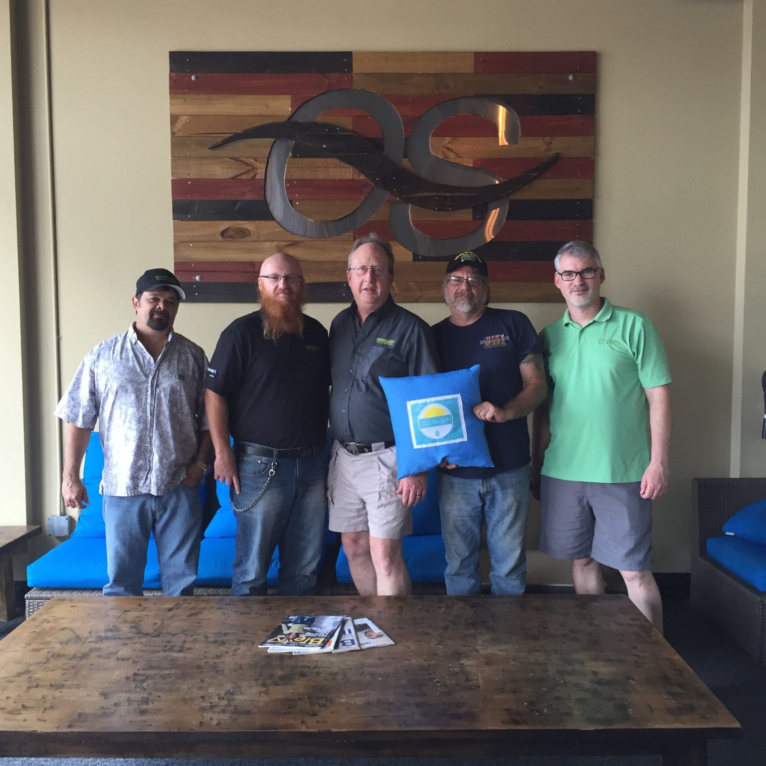 Amazon Hose Visits Ocean Sun Brewing